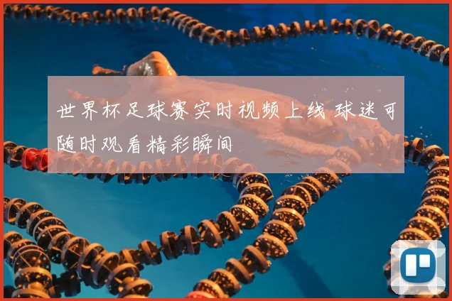 世界杯足球赛实时视频上线 球迷可随时观看精彩瞬间