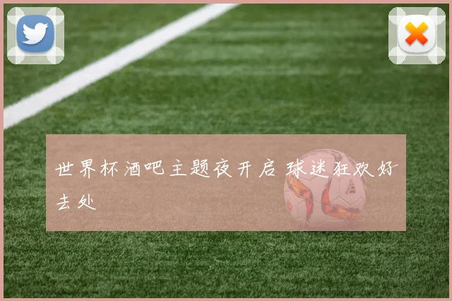 世界杯酒吧主题夜开启 球迷狂欢好去处